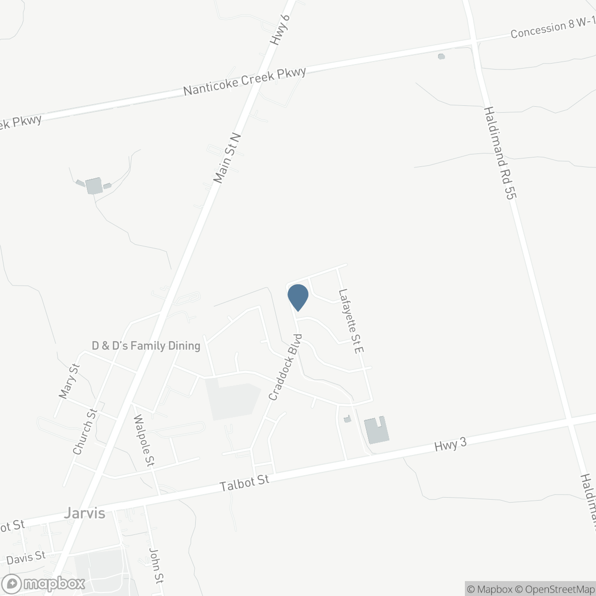 96 CRADDOCK Boulevard, Jarvis, Ontario N0A 1J0